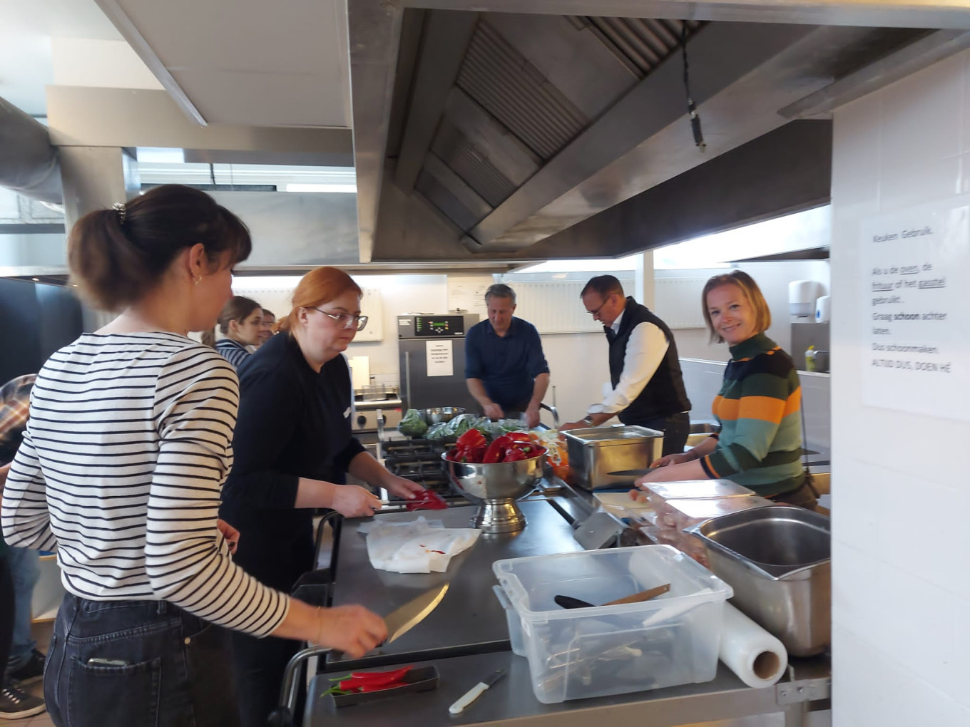  Koken voor de deelnemers  