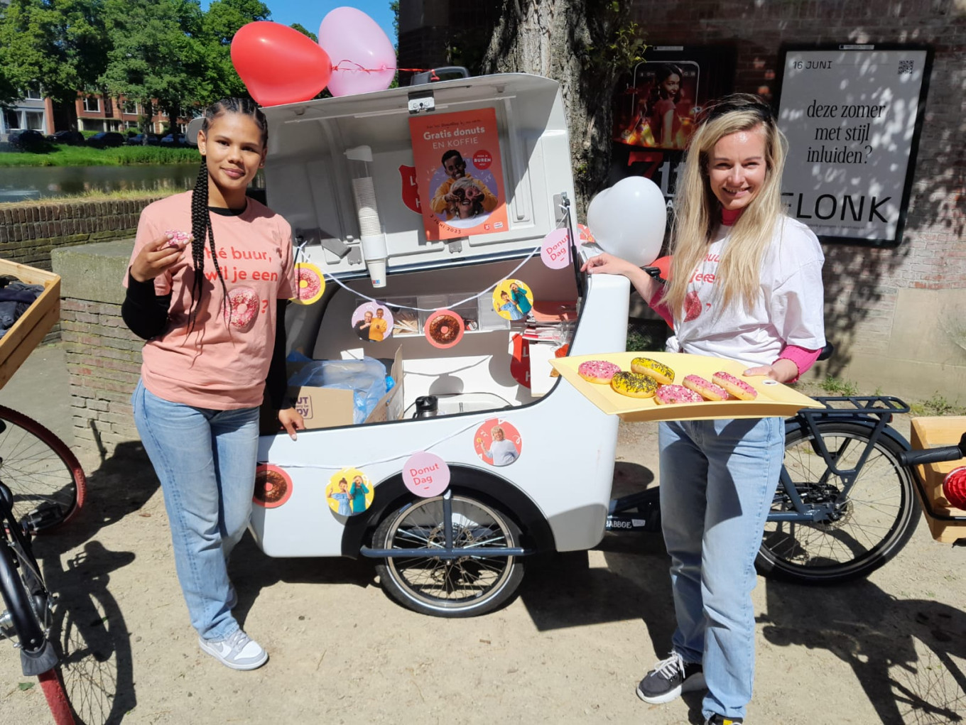 Donutfiets in Groningen 