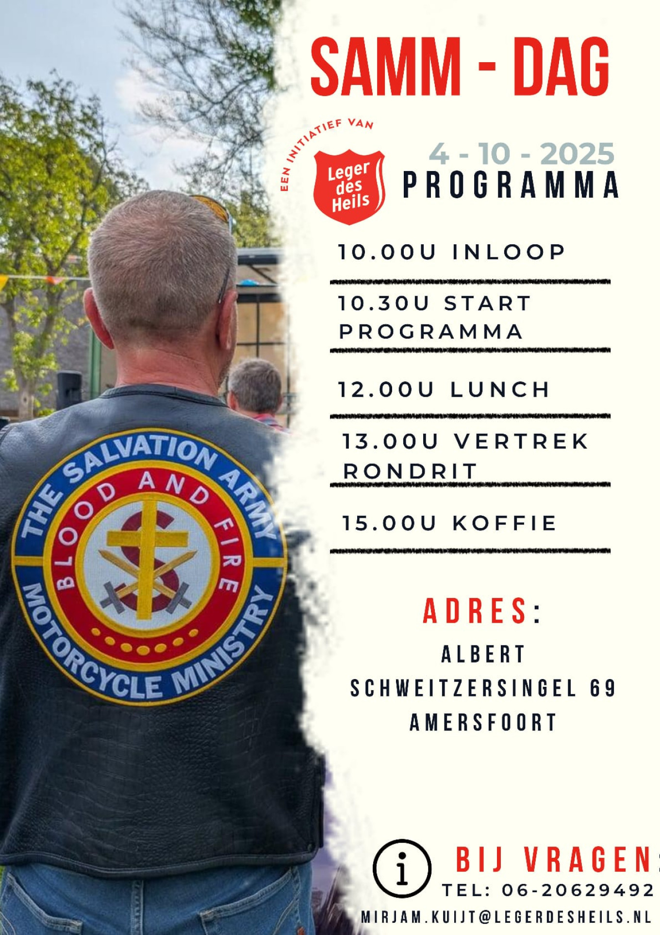  Het programma voor de komende SAMM-dag ! 
