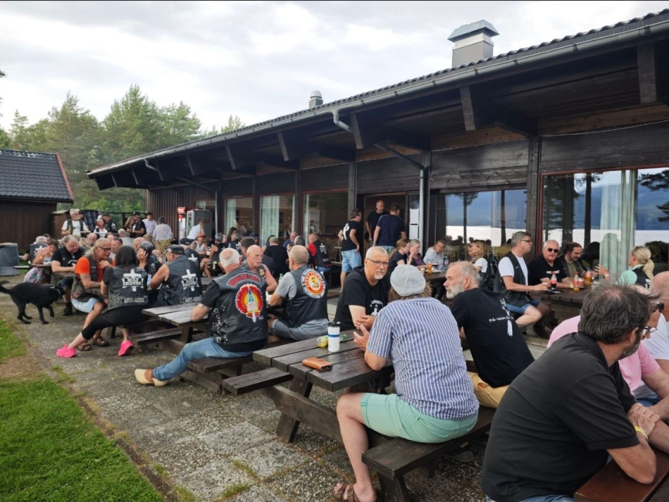  In Noorwegen op het Pelgrimstreffen van de Holy Riders MC. 