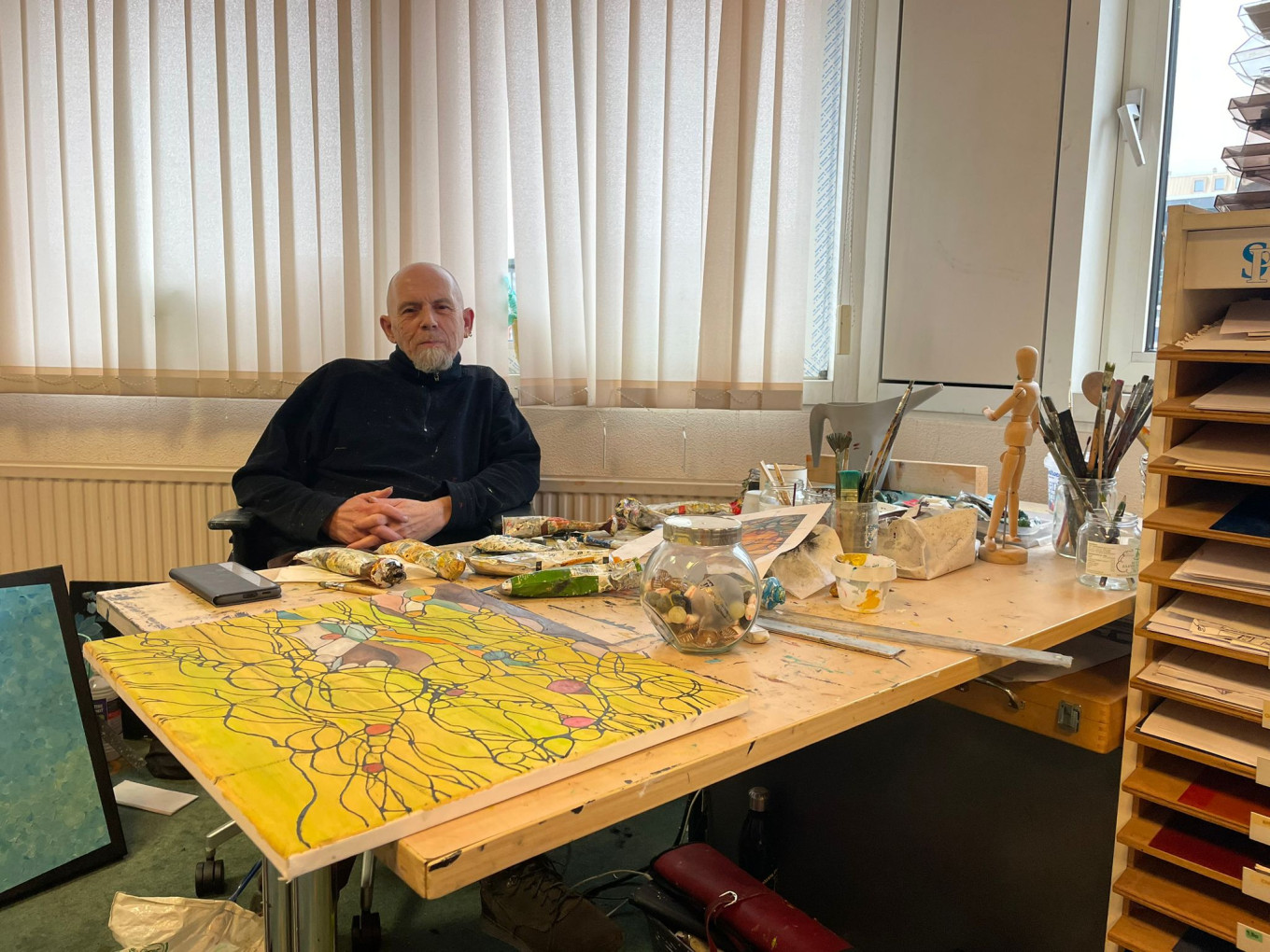  Kees in zijn 'domein' 