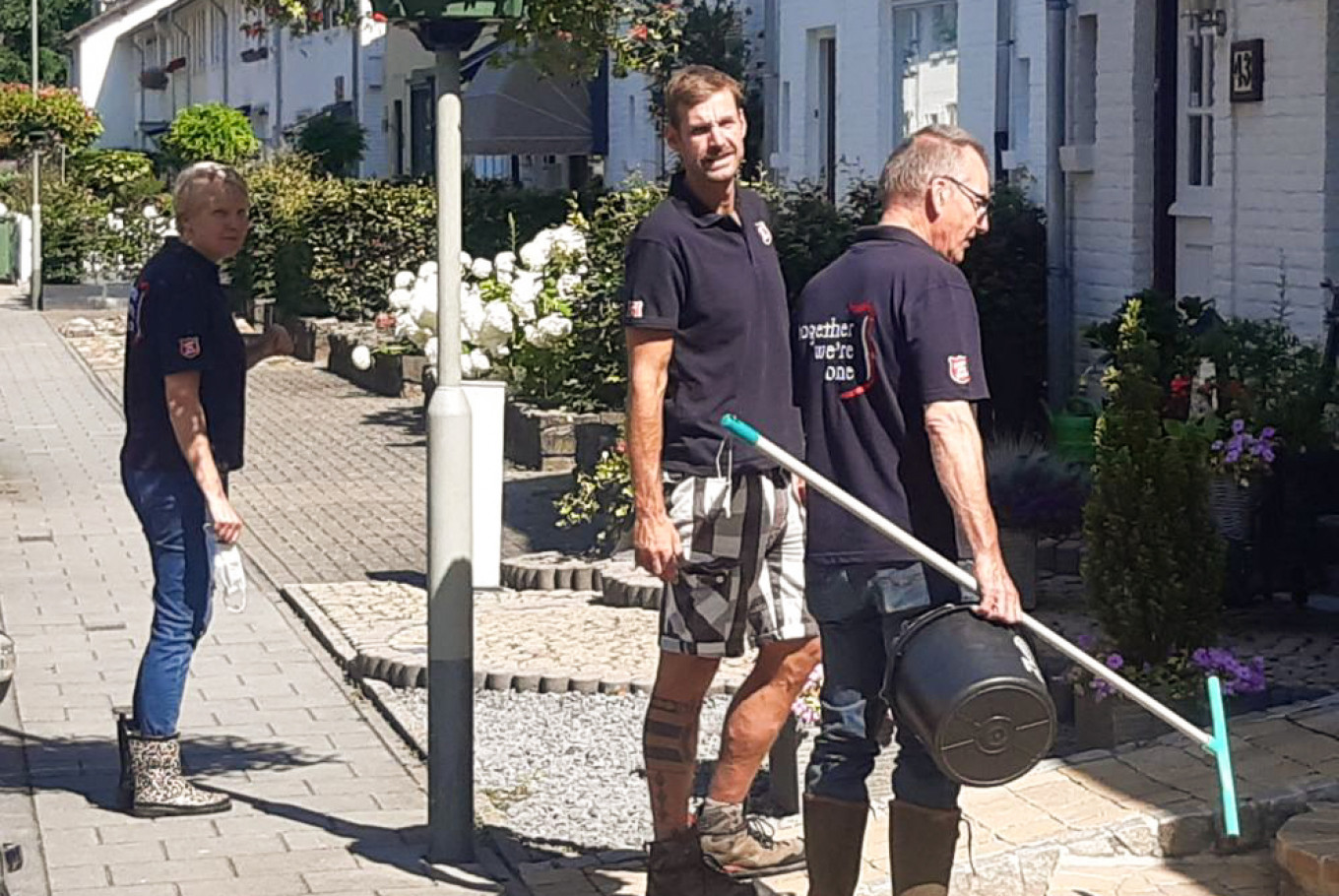 Leger des Heils ramp Limburg schoonmaken  