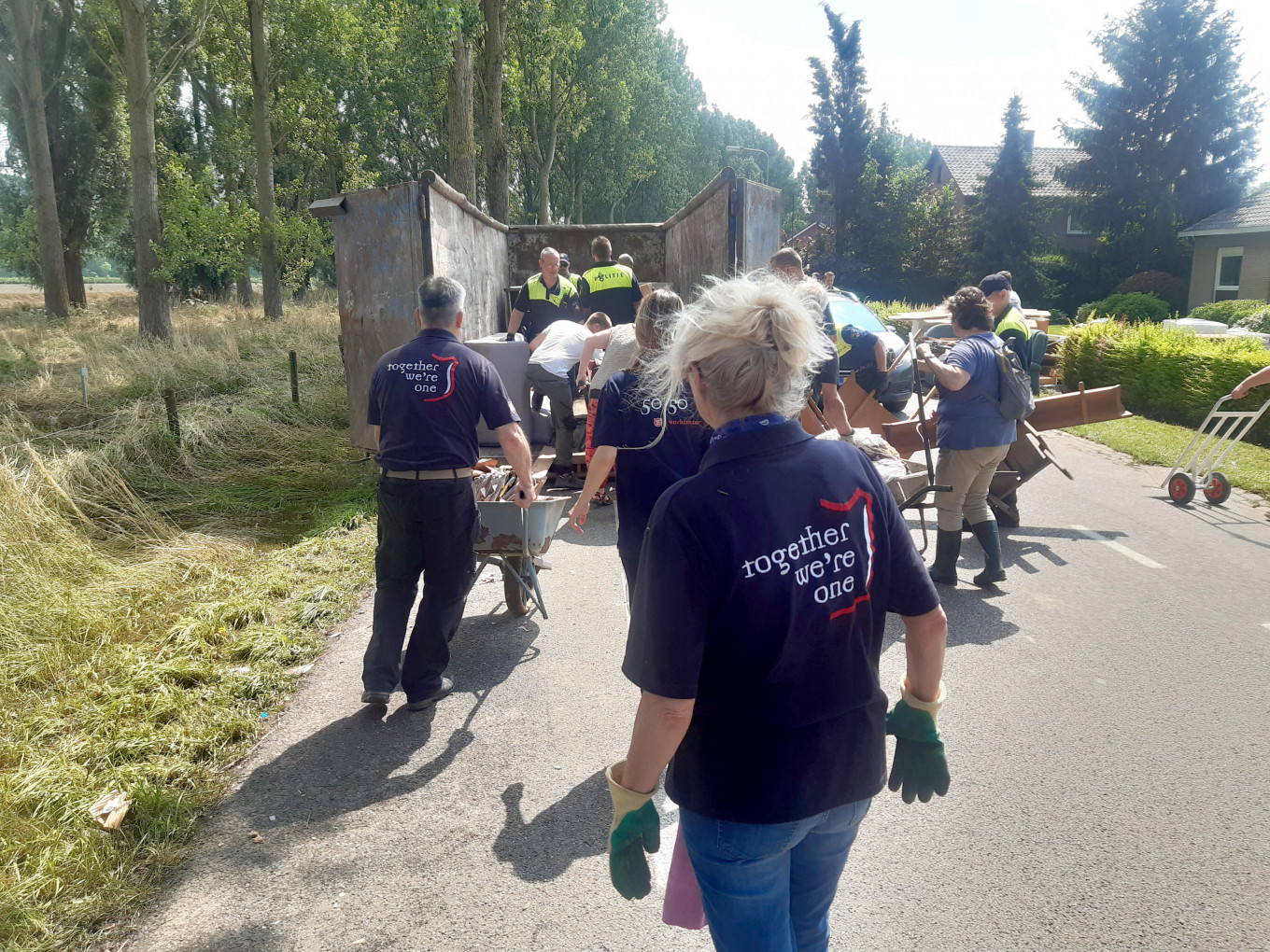 Leger des Heils helpt getroffenen Limburg  