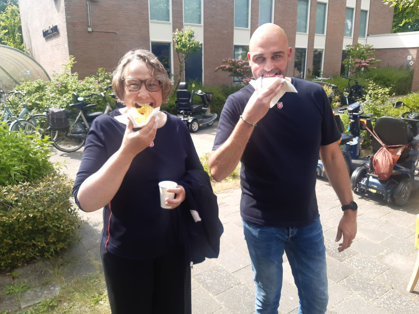  Commissioner Bente Gundersen bij buurthuis Zwolle 