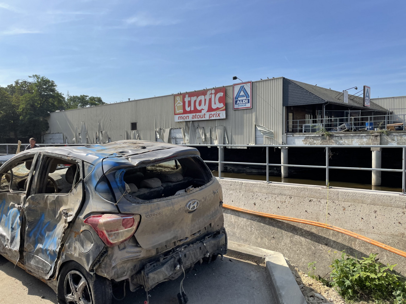 Schade overstroming Luik  