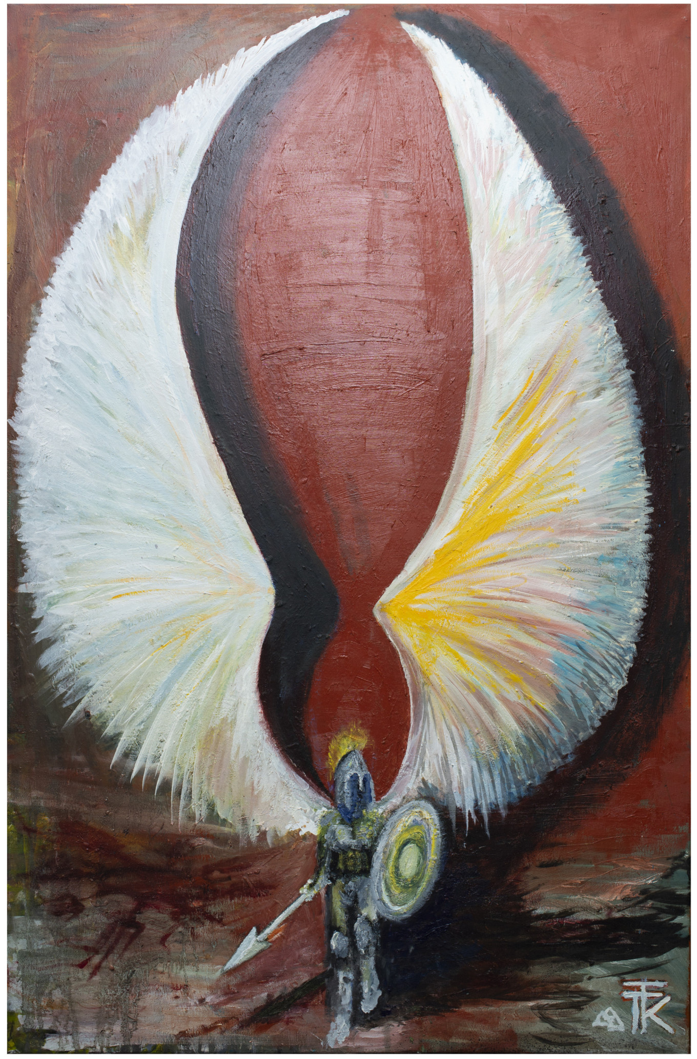Schilderij engel  