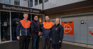 Eerste PostNL pakketautomaat bij buurthuiskamer Leger des Heils