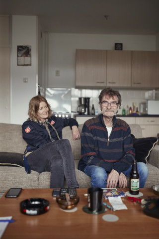 Ambulant deelnemer Paul heeft sinds twee jaar een eigen huisje in Houten. 