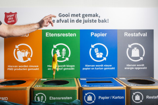 Leger des Heils bespaart ruim 30 volle vuilniswagens afval door te scheiden 