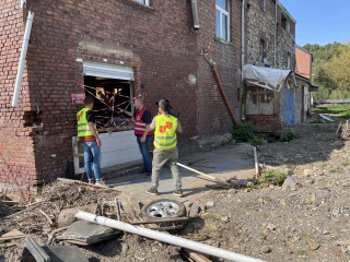 Reportage noodhulp in Luik 
