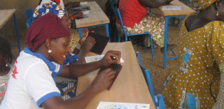 Leren lezen en schrijven in Mali 