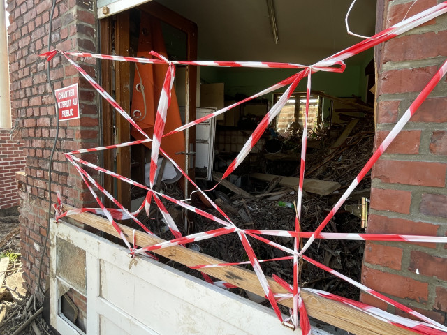 Schade overstroming Luik