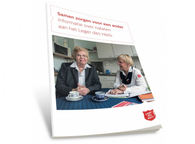 Borchure Nalaten aan het Leger des Heils