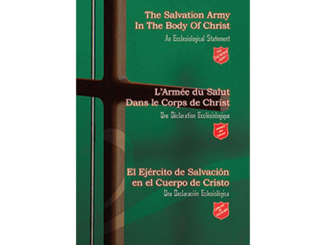 The Salvation Army In The Body Of Christ An Ecclesiological Statement