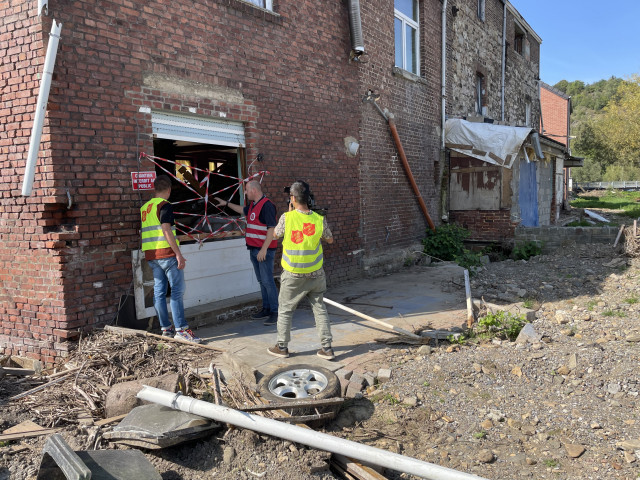 Schade overstroming Luik