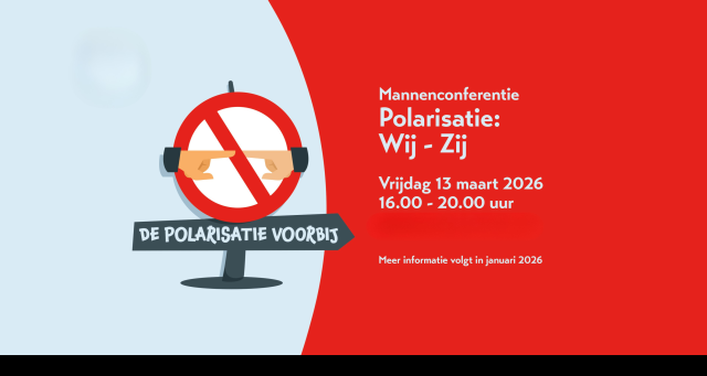 Op 13 maart 2026 organiseert het Leger des Heils een mannenconferentie. 