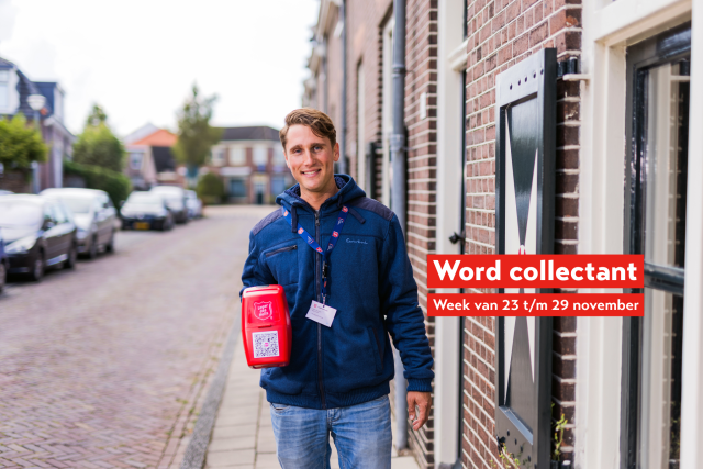 Word collectant voor het Leger des Heils
